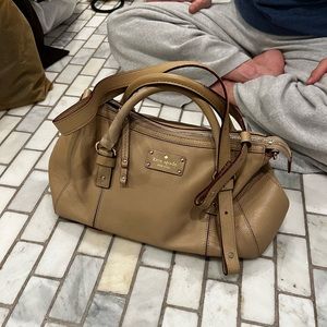 Tan Kate spade shoulder bag